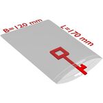 Druckverschlussbeutel m.Eurolochung Maße 120x170mm S.50µ PE transparent TRANSPAK - VPE: 2000