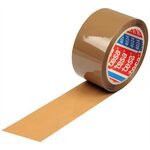Klebeband tesa 4024 Breite 50mm Länge 66m Stärke 52µ PP braun leise TESA - VPE: 36