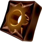 Drehwendeschneidplatte ISO SNMG 120408E-NF:T8430 D.5,16mm PVD beschichtet - VPE: 10