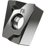 Fräswendeschneidplatte ISO LNGU 160708FR-FA:HF7 Bohrungs-D. 5,7mm Farbe Silber - VPE: 10