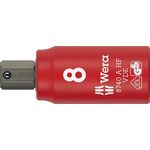 Steckschlüsseleinsatz 8740 A VDE HF 1/4 Zoll SW 8mm L.47mm WERA