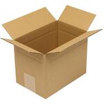 Faltkarton 1-wellig Höhenrillung Maße200x130x150mm Qualität1.10 B braun TRANSPAK - VPE: 50