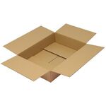 Faltkarton 1-wellig Maße 610x430x120mm A2 Qualität 1.30 C braun TRANSPAK - VPE: 25