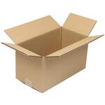 Faltkarton 2-wellig Maße 380x200x200mm Qualität 2.20BC braun TRANSPAK - VPE: 20