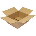 Faltkarton 2-wellig Maße 420x350x180mm Qualität 2.30BC braun TRANSPAK - VPE: 20