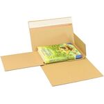 Buchverpackung Drehfix SK-Verschluss Maße 260x185x10-70mm Q.1.20 B B5 braun - VPE: 50