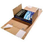 Medienverpackung Gigafix Maße 350x320x20-100mm braun SK-Verschluss TRANSPAK - VPE: 25