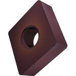 Drehwendeschneidplatte ISO CNMA 120408:T8415 D.5,16mm PVD beschichtet Goldbraun - VPE: 10