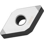 Drehwendeschneidplatte ISO DNGA 150608S01020B:TB310 D.5,16mm Silber-Schwarz - VPE: 2