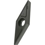 Drehwendeschneidplatte ISO VCGT 130302E-FF2:TT010 Bohrungs-D. 3,4mm Farbe Grau - VPE: 10