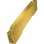 Wendeschneidplatte ISO GL2-D200MMO-MM:G8330 Breite 2mm PVD beschichtet Gold - VPE: 10