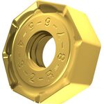 Fräswendeschneidplatte ISO ONMX 060508SR-R:M8340 D.5,7mm PVD beschichtet Gold - VPE: 10