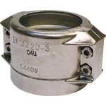 Klemmschale VA (1.4408) 63,0mm Spannber.min.74mm Spannber.max.77mm