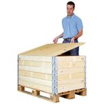 Deckel f.Holzaufsatzrahmen Maße 800x600x8mm 1/2 Euromaß m.IPPC-Stempel TRANSPAK - VPE: 5