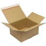 Automatikkarton 1-wellig Automatikboden Maße 260x220x130mm SK Q.1.3B braun - VPE: 40