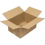 Faltkarton 1-wellig Höhenrillung Maße 305x215x160mm A4 Qualität 1.20 B braun - VPE: 25