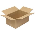 Faltkarton 1-wellig Höhenrillung Maße 350x230x160mm C4 Qualität 1.20 C braun - VPE: 25