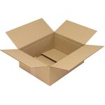 Faltkarton 1-wellig Maße 400x330x160mm Qualität 1.30 C braun TRANSPAK - VPE: 25