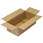 Faltkarton 1-wellig Maße 600x300x200mm Qualität 1.20 C braun TRANSPAK - VPE: 25