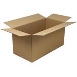 Faltkarton 2-wellig Maße 1000x500x500mm Qualität 2.40BC braun TRANSPAK - VPE: 15