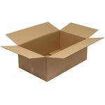 Faltkarton 2-wellig Maße 800x500x300mm Qualität 2.30BC braun TRANSPAK - VPE: 15