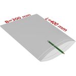 Druckverschlussbeutel Maße 300x400mm Stärke 90µ PE transparent TRANSPAK - VPE: 500