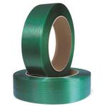 Umreifungsband Band-B12xStärke0,59mm L.2500m PES-/PET grün geprägt Kern 406mm
