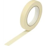 Kreppband Breite 19mm Länge 50m Stärke 125µ chamois flachkrepp TRANSPAK - VPE: 48