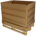 Wellpapp-Aufsatzrahmen 5-wellig Maße 1179x779x225mm Qualität 2.96 BAA + 2.70 BC - VPE: 5