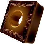 Drehwendeschneidplatte ISO SNMG 120408E-FM:T8415 D.5,16mm PVD beschichtet - VPE: 10