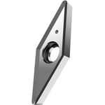 Drehwendeschneidplatte ISO VCGT 130302E-SF2:H07 Bohrungs-D. 3,4mm Farbe Silber - VPE: 10