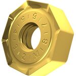 Fräswendeschneidplatte ISO ONMX 060508SR-M:M6330 D.5,7mm PVD beschichtet Gold - VPE: 10