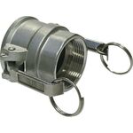 Hebelarmk.Kamlok Typ D VA (1.4408) m.PTFE Dicht.41,91mm 1 1/4 Zoll