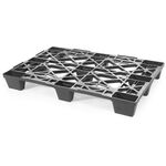 Kunststoffpalette Maße 800x1200x140mm Antirutschkante 6mm 1 Euromaß TRANSPAK - VPE: 6