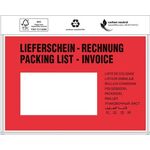 Dokumententaschen Standard Maße 175x118mm C6 m.Druck Liefersch./Rechg. TRANSPAK - VPE: 1000