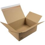 Automatikkarton 1-wellig Automatikboden Maße 310x230x110mm SK A5 Q.1.20B braun - VPE: 20