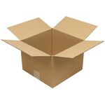 Faltkarton 1-wellig Höhenrillung Maße250x250x190mm Qualität1.20 B braun TRANSPAK - VPE: 25