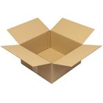 Faltkarton 1-wellig Höhenrillung Maße300x300x150mm Qualität1.20 B braun TRANSPAK - VPE: 25