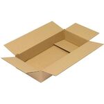 Faltkarton 1-wellig Maße 420x200x80mm Qualität 1.20 B braun TRANSPAK - VPE: 20