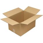 Faltkarton 2-wellig Maße 430x310x250mm A3 Qualität 2.30BC braun TRANSPAK - VPE: 20