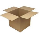 Faltkarton 2-wellig Maße 600x600x600mm Qualität 2.40BC braun TRANSPAK - VPE: 10