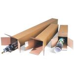 Karton 1-wellig Quattropack m.SK-Verschluss Maße 108x108x611mm A1 Q.1.20 B braun - VPE: 25