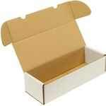 Klappschachtel 1-wellig Maße 308x112x80mm Qualität 1.20 B weiß TRANSPAK - VPE: 100