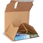 Versandkarton Ordner A4 Maße 320x290x35-80mm braun SK-Verschluss TRANSPAK - VPE: 25