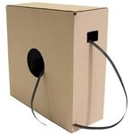 Umreifungsband im Spenderkarton Breite12,7mm S.0,5mm L.1000m PP schwarz TRANSPAK