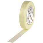 Filamentklebeband m.Längs-/Querfaden Breite 25mm L.50m S.125µ transparent XENIAL - VPE: 12