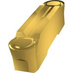 Wendeschneidplatte ISO GL6-D600MMO-MM:G8330 Breite 6mm PVD beschichtet Gold - VPE: 10