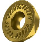 Fräswendeschneidplatte ISO RCMT 2006MOSN-M:M8330 D.6,5mm PVD beschichtet Gold - VPE: 10
