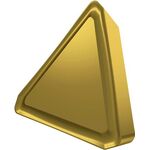Fräswendeschneidplatte ISO TPKR 1603PDSR:M8330 Tiefe 12mm PVD beschichtet Gold - VPE: 10