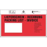 Dokumententaschen Premium Maße 240x110mm DIN-lang m.Druck Liefersch./Rechg. - VPE: 1000